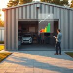 garaże blaszane 9x6