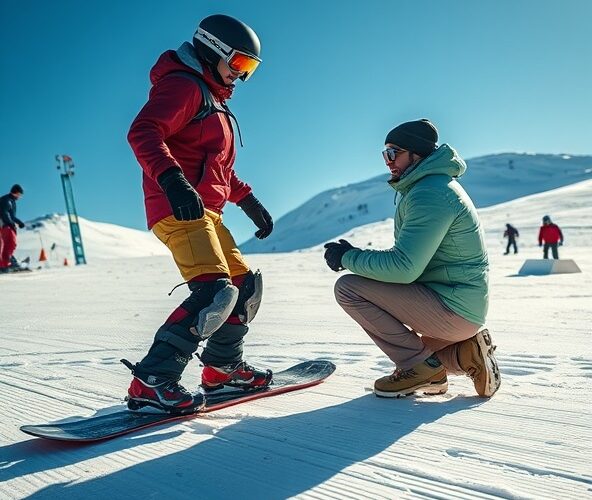 Jak podczas nauki jazdy na snowboardzie uniknąć kontuzji kolan i nadgarstków?