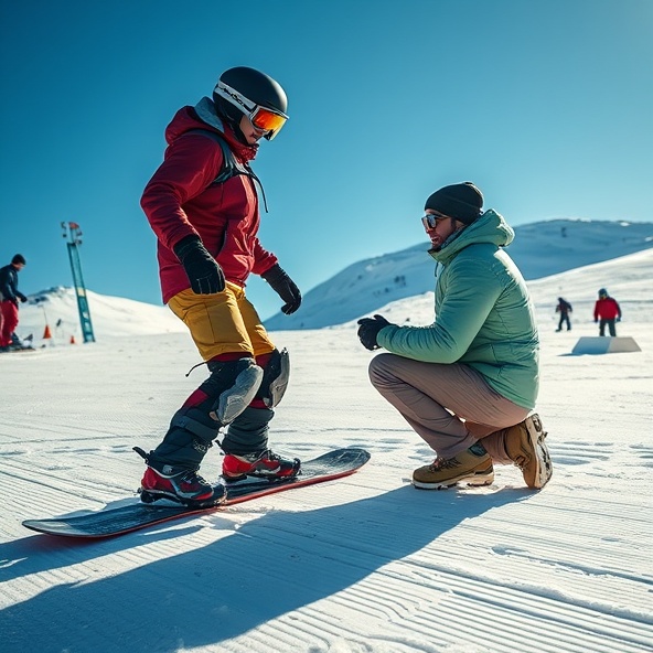 jazda na snowboardzie nauka