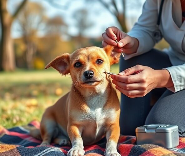 Jak bezstresowo przeprowadzić odkleszczanie psa w Wesołej?